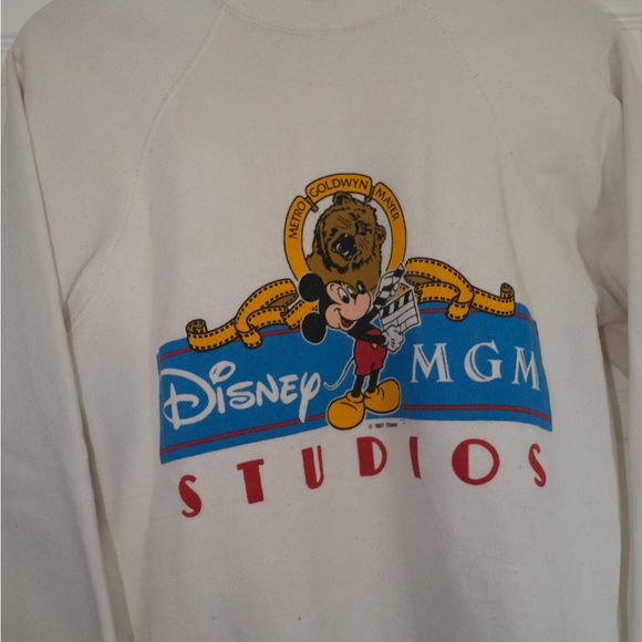 Vintage 1987 ORIGINAL RARE Disney MGM Studios  Crewneck Sweatshirt - Picture 2 of 4